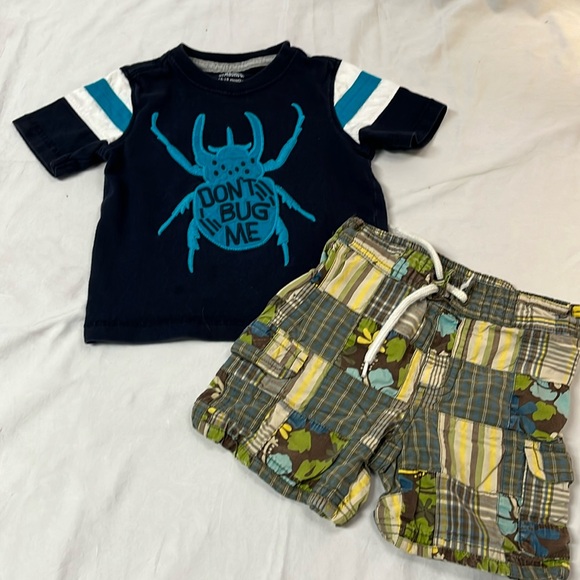 12-18M Gymboree shorts and t-shirt - Picture 1 of 5
